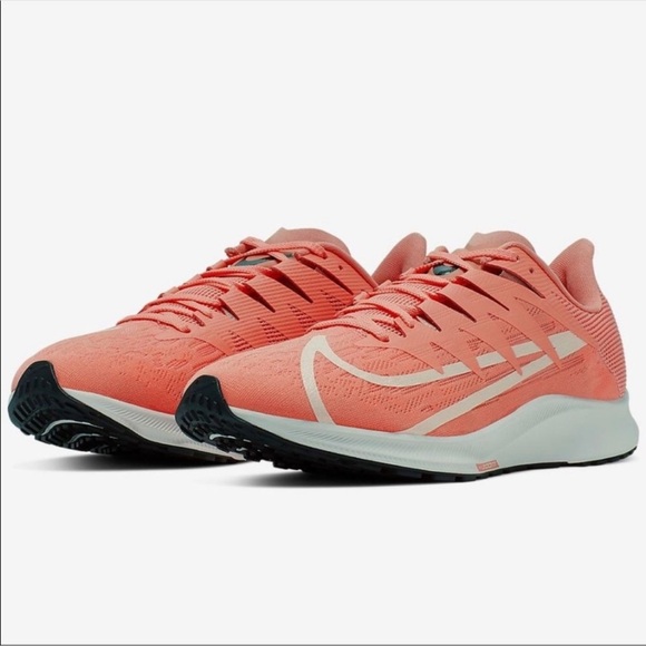 Rare Nike Air Zoom Rival Fly Coral Peach Running Athletic Sneaker Shoes - Picture 2 of 11